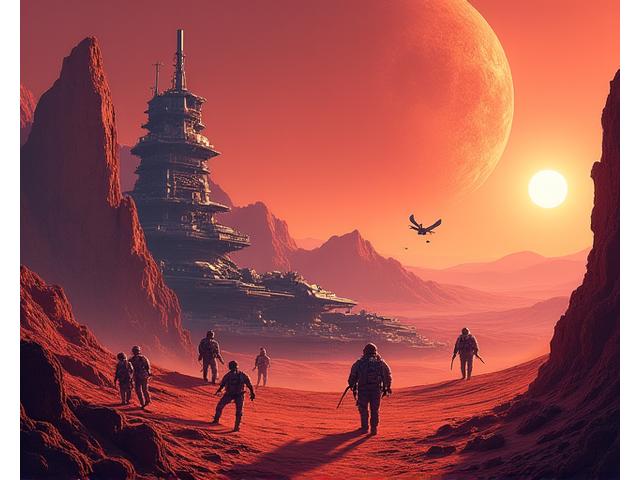 Cover art of the board game 'Lunar Recon' depicting a futuristic lunar base
